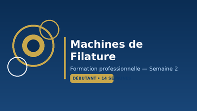 Machines de filature